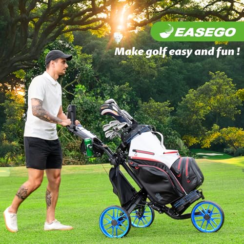 Detalle de EASEGO Golf Push Cart 3 Wheel ⚙