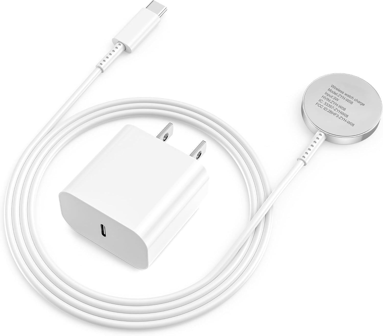 Thumbnail 6 de Fast Charger for Apple Watch Charger: 3.3ft Magnetic USB-C Cable with Wall Charger