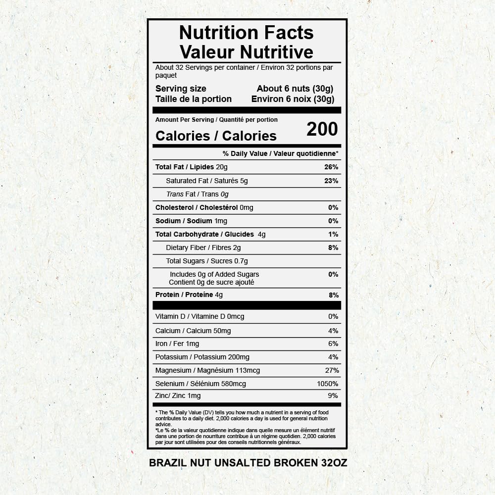 Thumbnail 1 de Forest Up Organic Broken Brazil Nuts, 32 oz, Raw and Unsalted