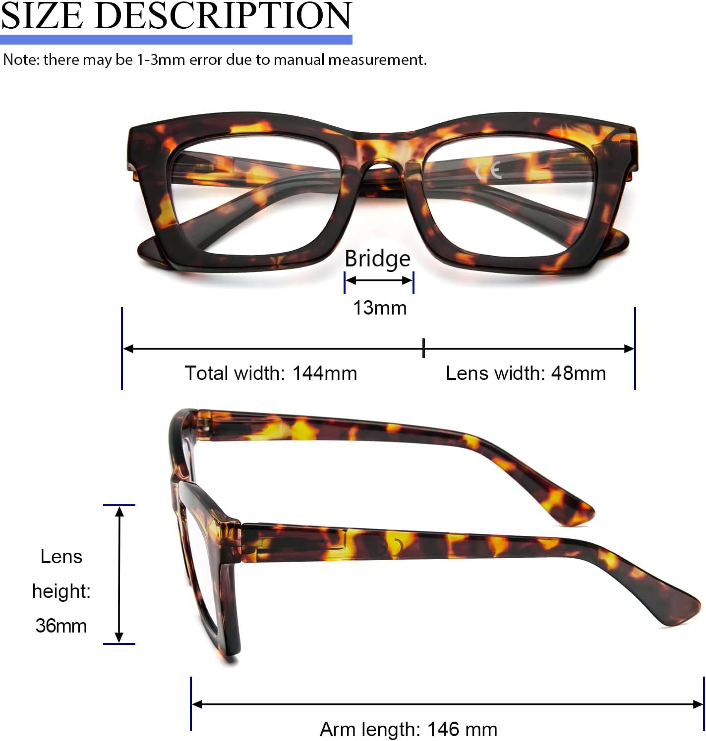 Detalle de REAVEE Reading Glasses 6-Pack