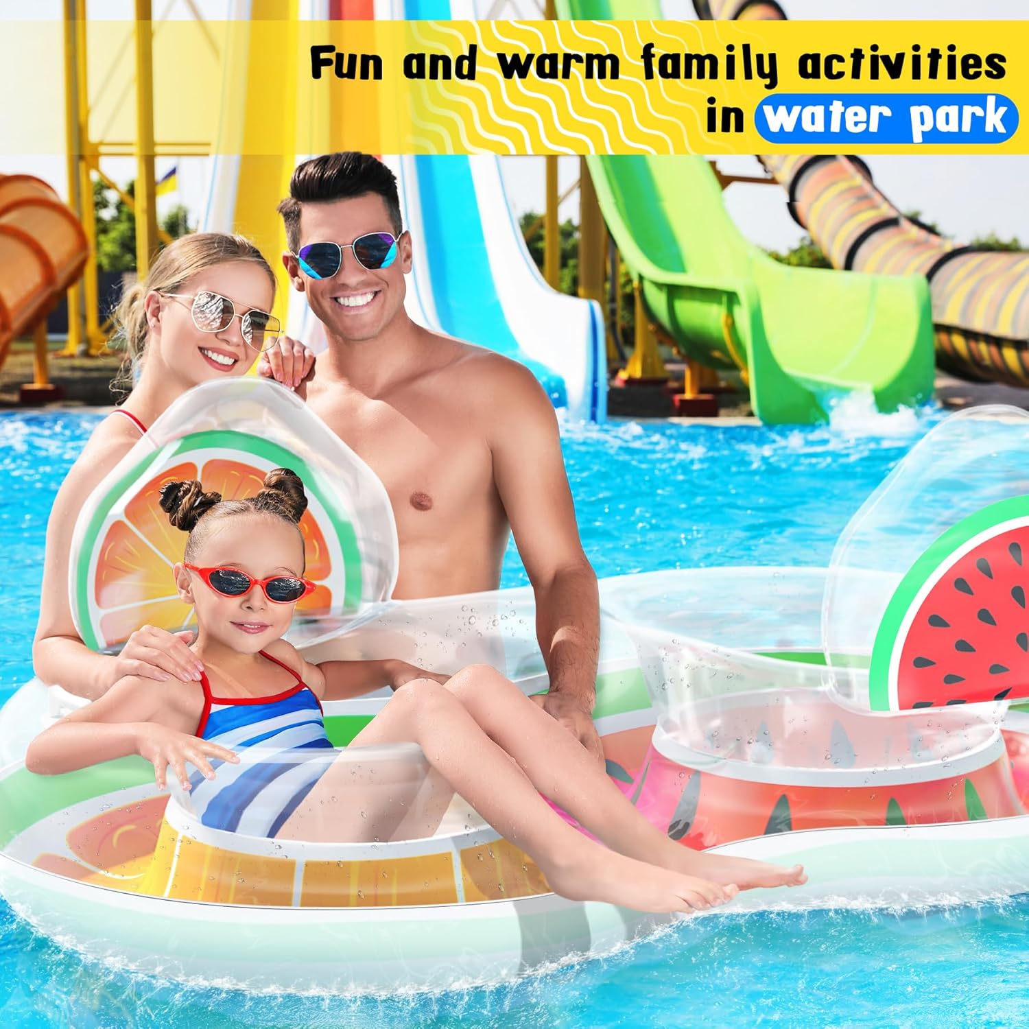 Detalle 2 de Gontence Bouee Piscine Adulte - 2 Personnes / Matelas Gonflable 178x110 cm