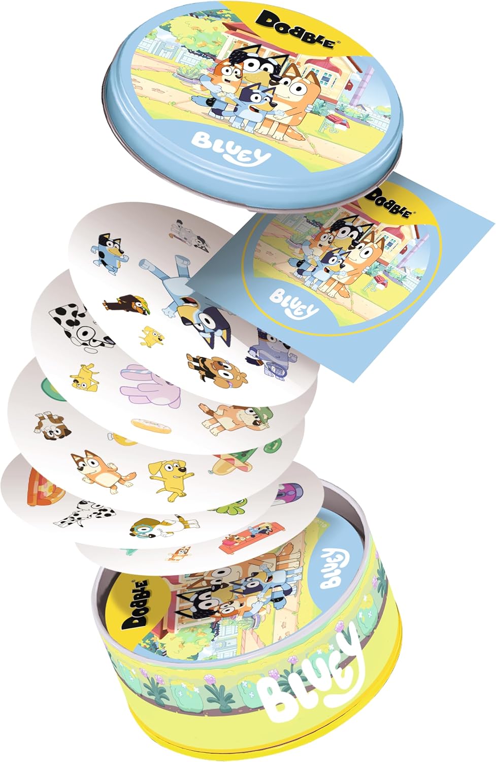 Detalle 2 de Asmodee Dobble Bluey kids card game 2–8 players 🎲