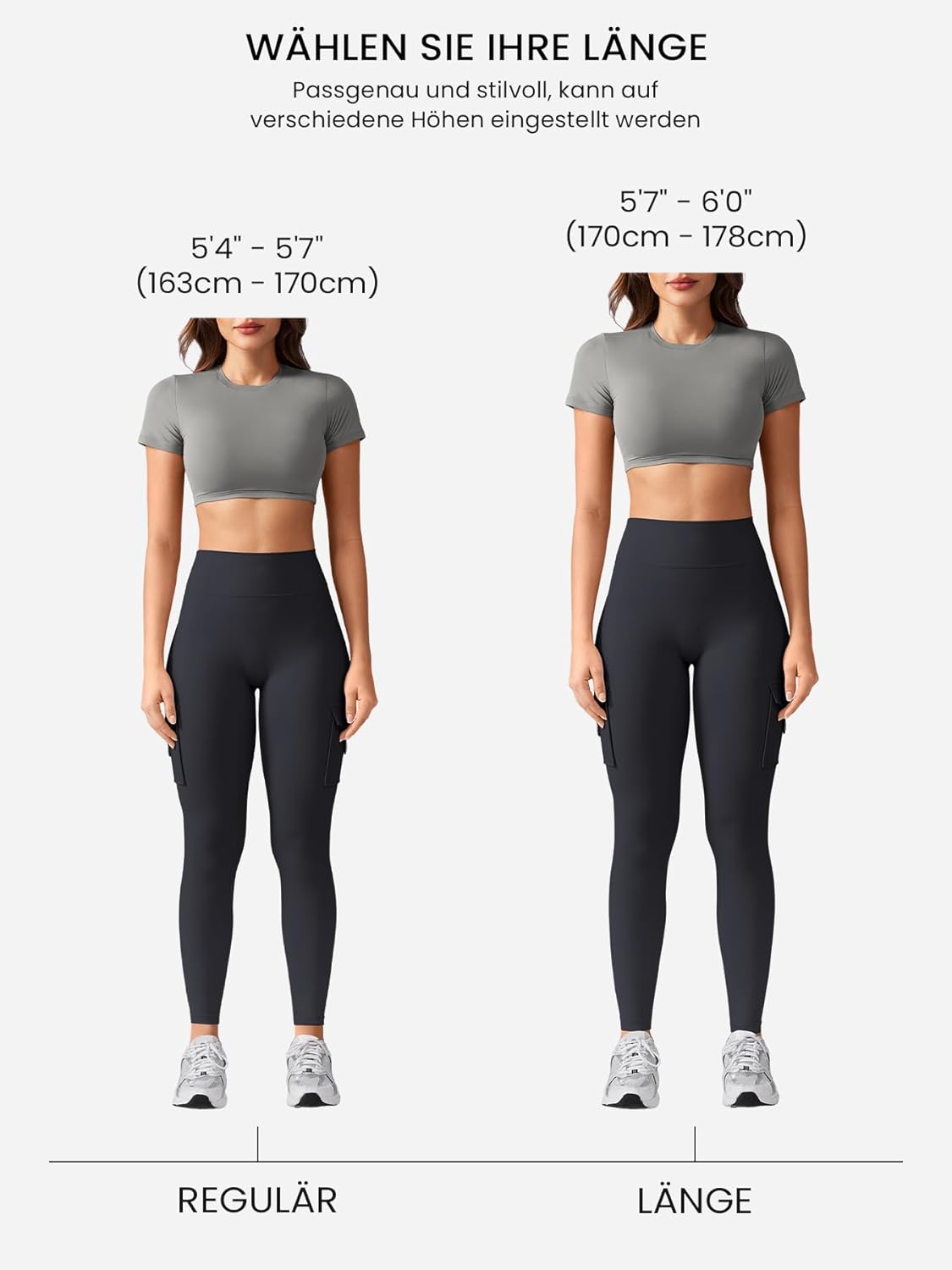 Thumbnail 4 de YEOREO CoreFlex Sport Leggings Damen mit Taschen (High Waist, Anti-Squat, Blickdicht)