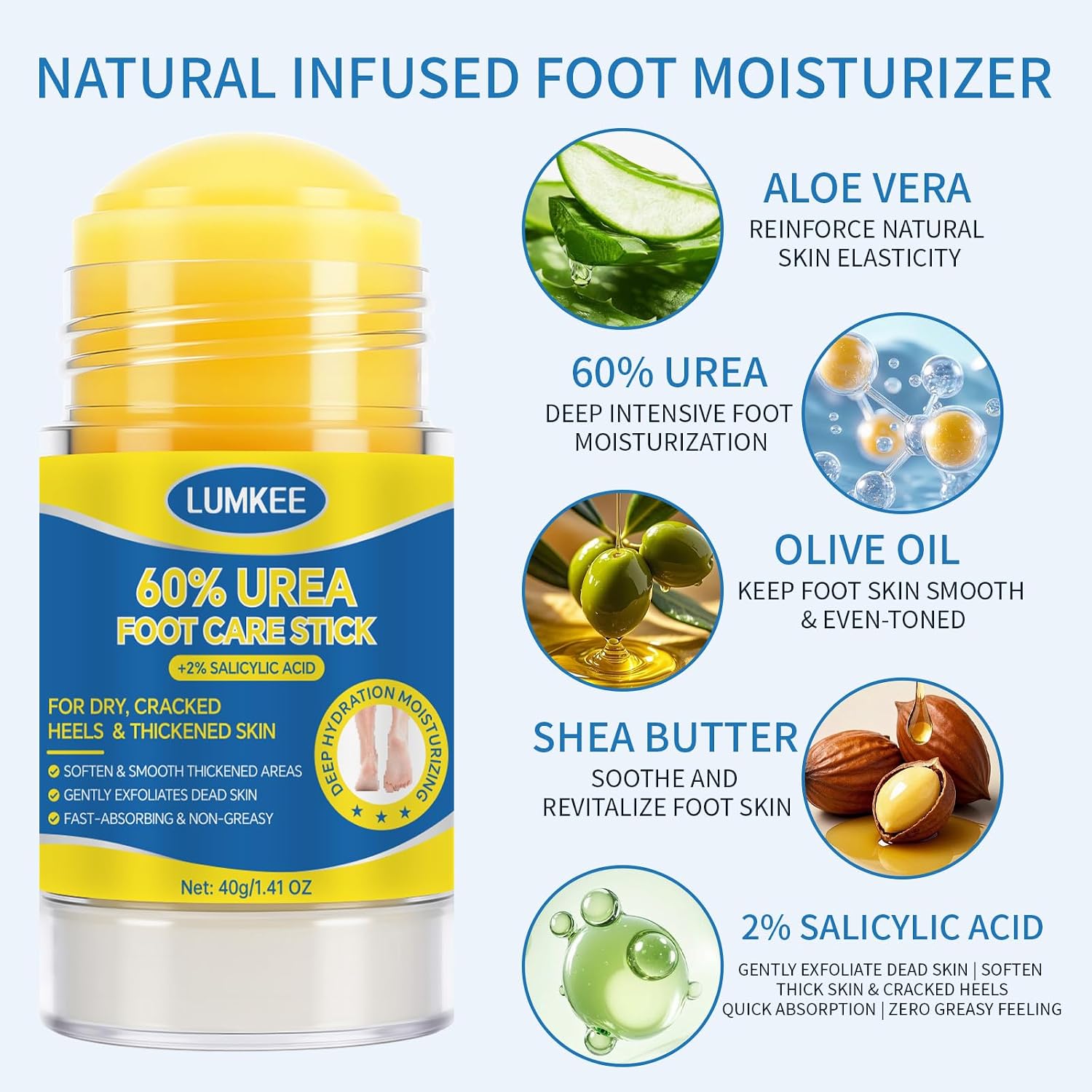 Detalle de Urea Foot Care Stick with 60% Urea
