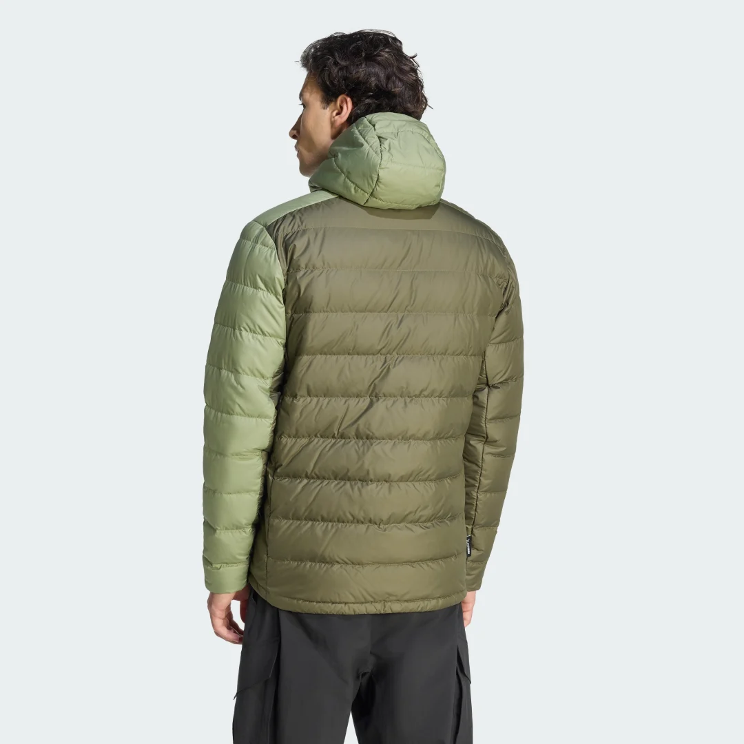 Thumbnail 1 de Chaqueta ligera de plumón con capucha Terrex Multi CLIMAWARM de Adidas, verde