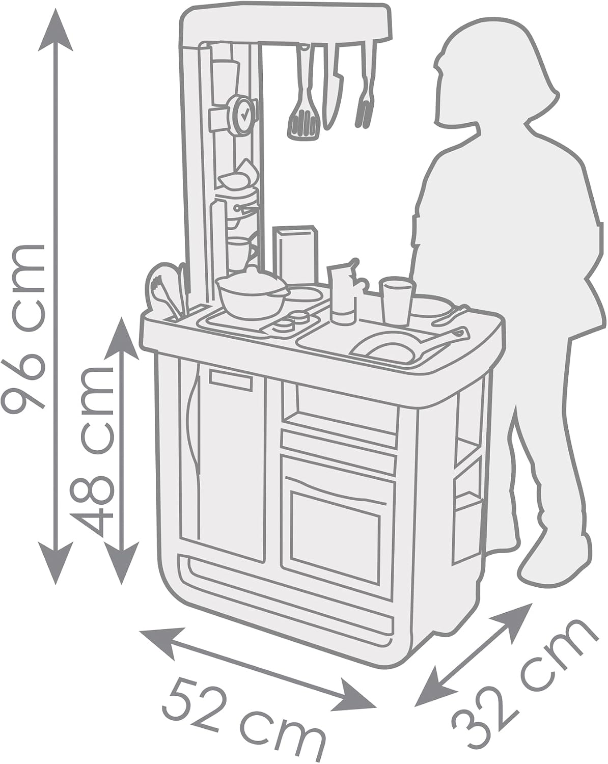 Thumbnail 5 de Smoby Bon Appetit Kitchen Playset
