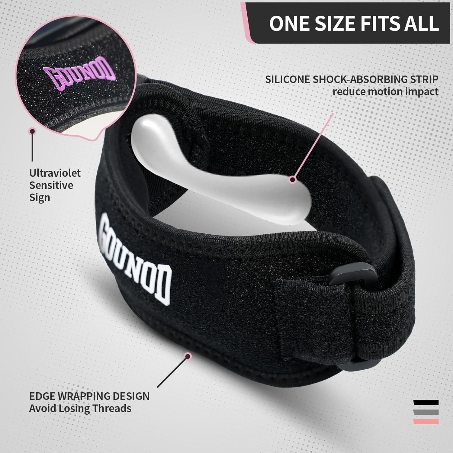 Thumbnail 1 de Patellar Tendon Support Strap 2 Pack