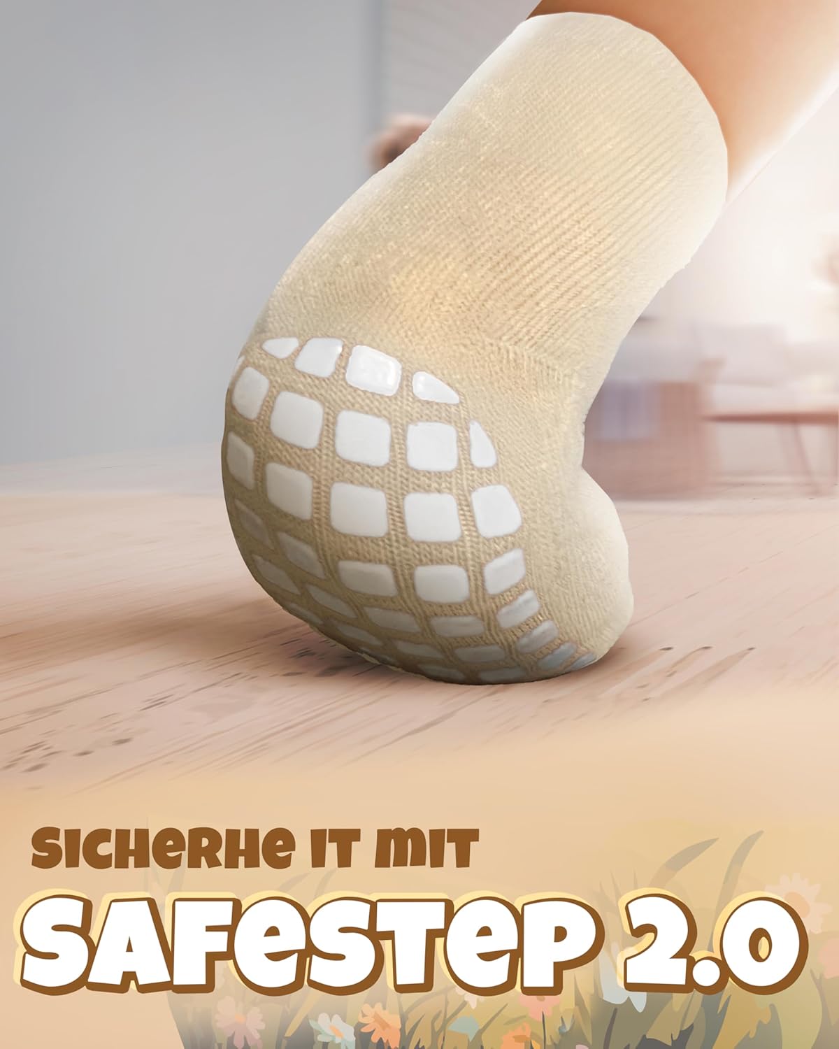 Thumbnail 2 de Kleinbär® Stoppersocken Kinder & Baby – ABS-Rutschsocken mit rutschfesten Noppen (0–12 Monate, 27–30)