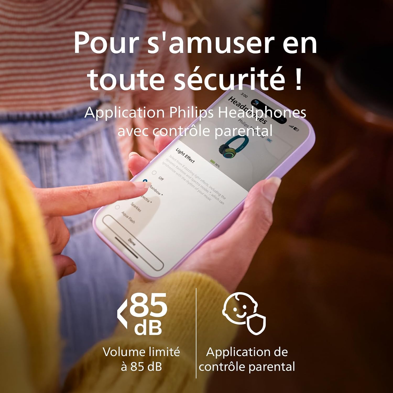 Detalle 2 de Philips TAK4200CT casque enfants 45 h