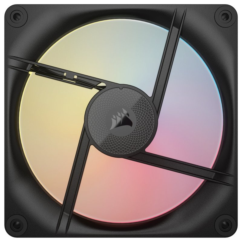 Detalle de Corsair iCUE LINK LX140-R RGB Pack Doble Ventilador Suplementario PWM 140mm – Negro