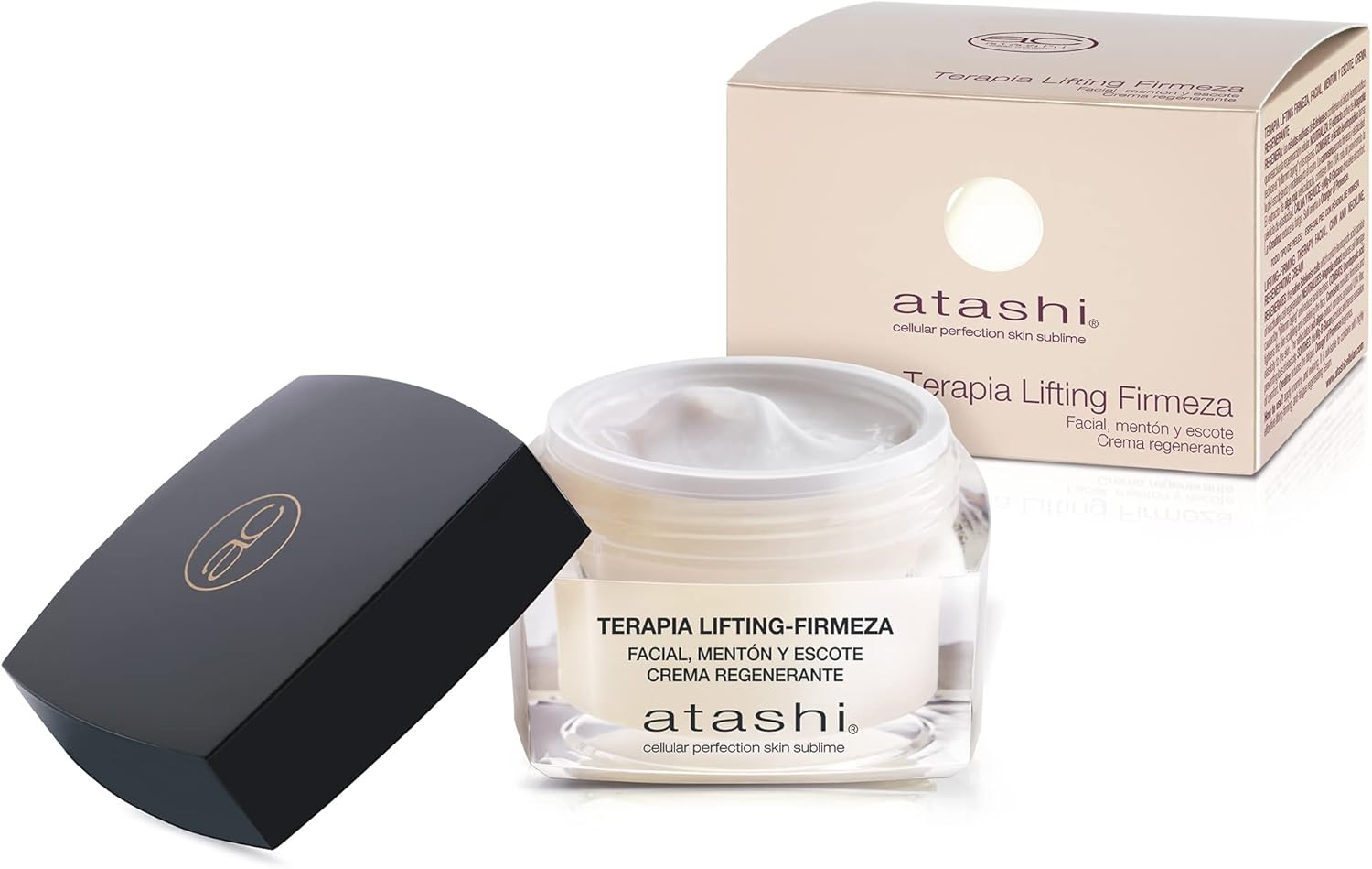 Detalle de atashi Compattezza e Luminosità – Trattamento Rassodante Viso, Mento e Décolleté