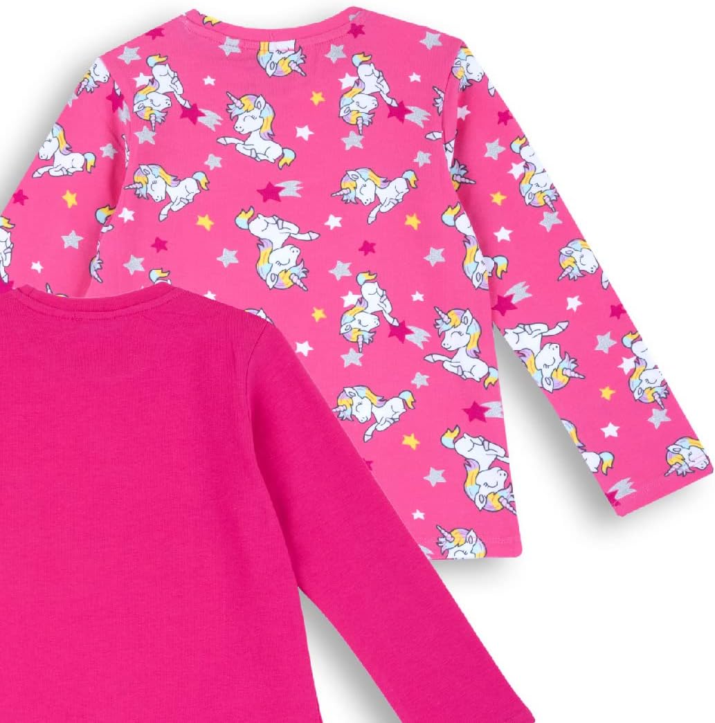 Detalle 2 de Chicco Ensemble de t-shirts à manches longues en coton – Lot de 3 pour fille