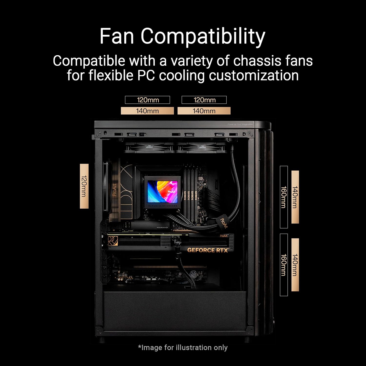 Detalle 2 de ASUS ATX mid-tower PC case PA401