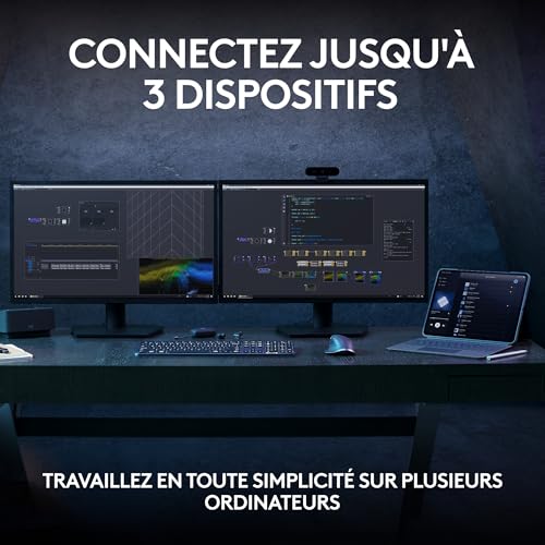 Thumbnail 9 de Logitech MX Keys S Clavier sans Fil – Gris, Rechargeable USB‑C