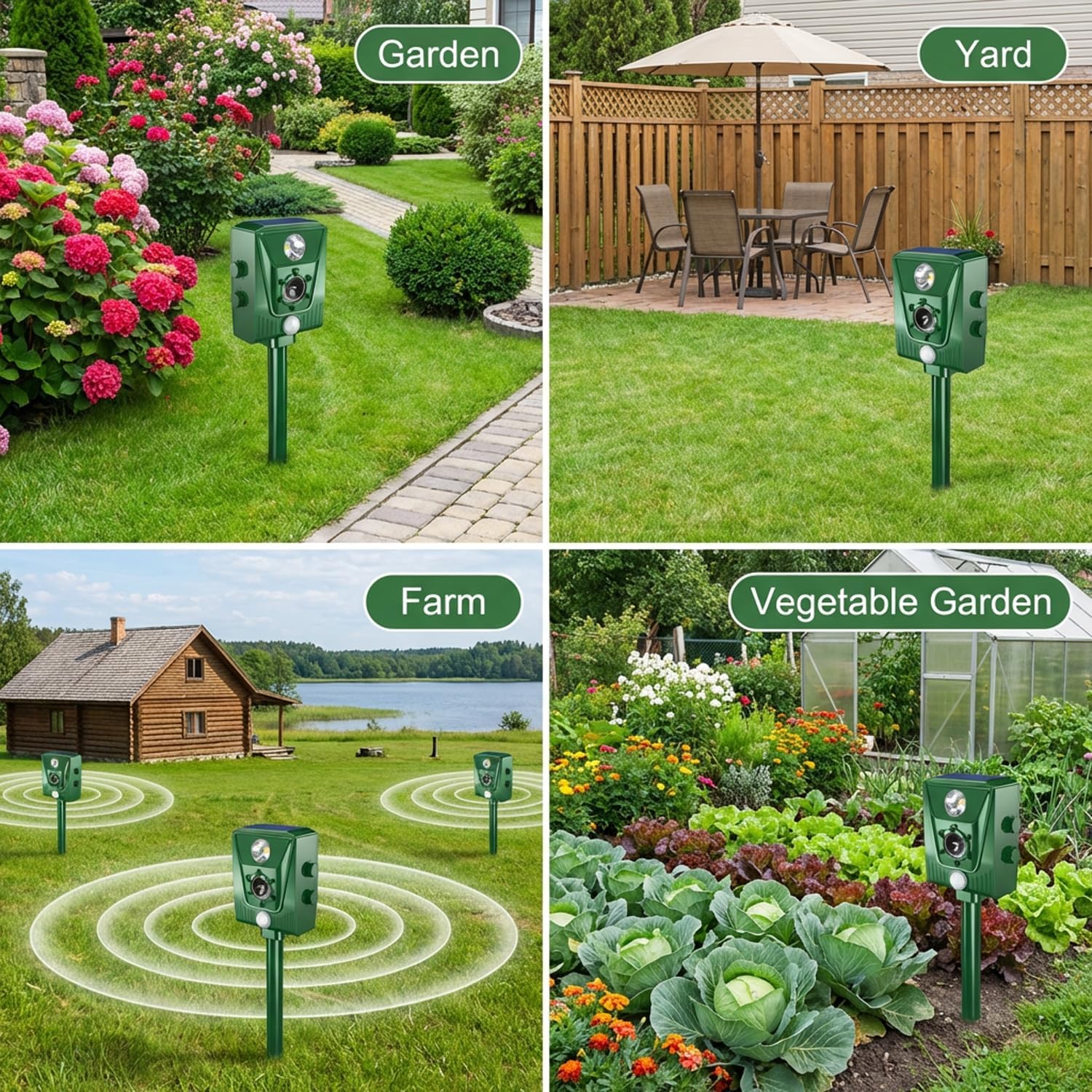 Thumbnail 6 de EMS Ultrasonic Fox Repellent: Solar-Powered Garden Deterrent