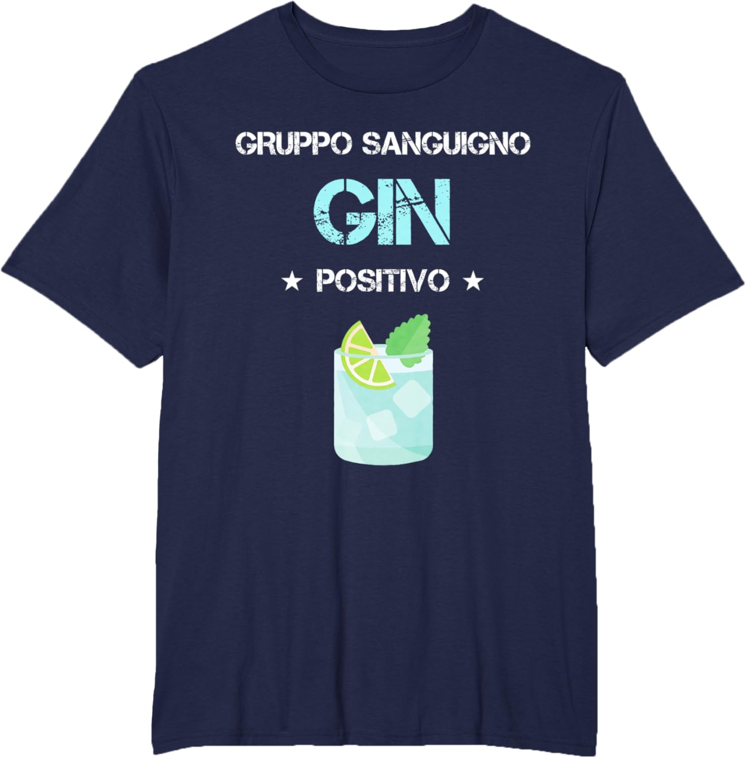 Detalle 2 de Gin Positivo Maglietta divertente