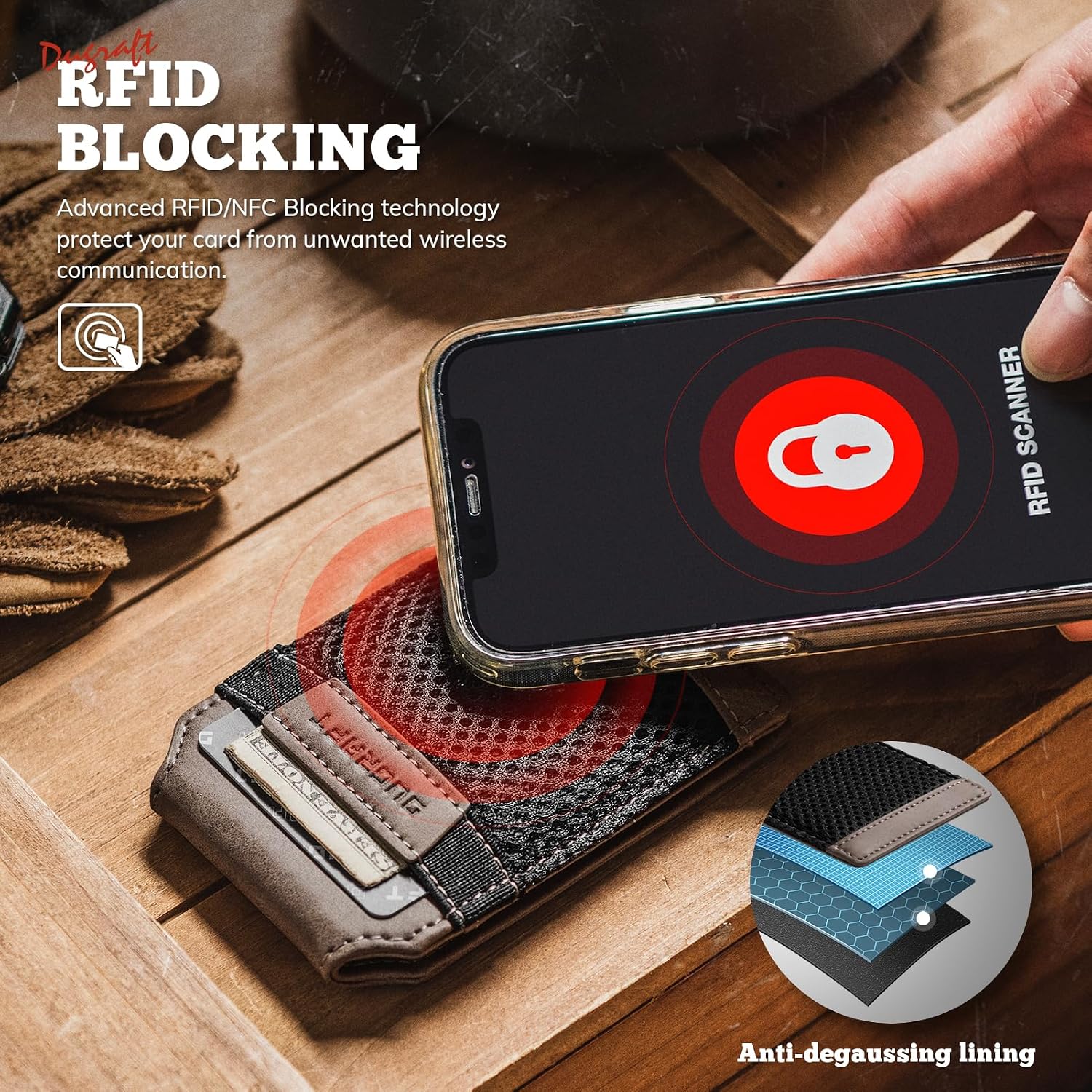Thumbnail 4 de DUGRAFT Magnetic Card Wallet for iPhone