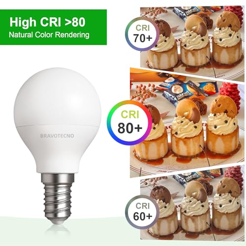 Thumbnail 6 de bravotecno Ampoule E14 LED G45 2,5W 3000K – Lot de 6, équivalent 40W