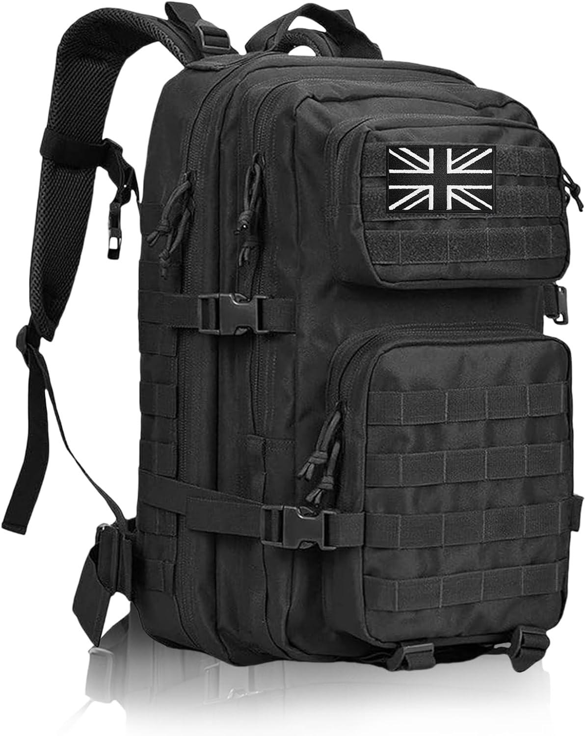 Detalle de Geebymol 45L Military Tactical Backpack (MOLLE) – 3 Day Assault Pack with Laptop Compartment