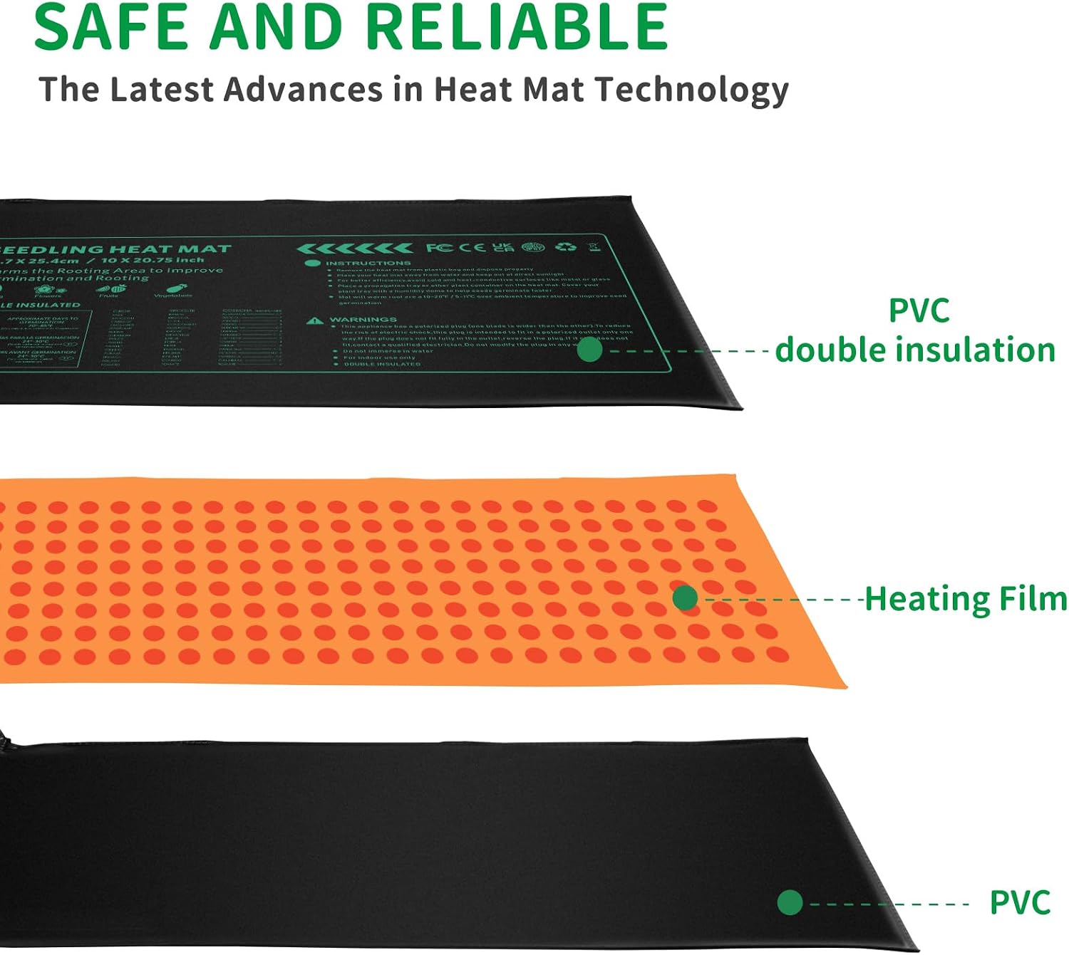 Detalle 2 de AUPETEK Plant Heat Mat 25x52cm