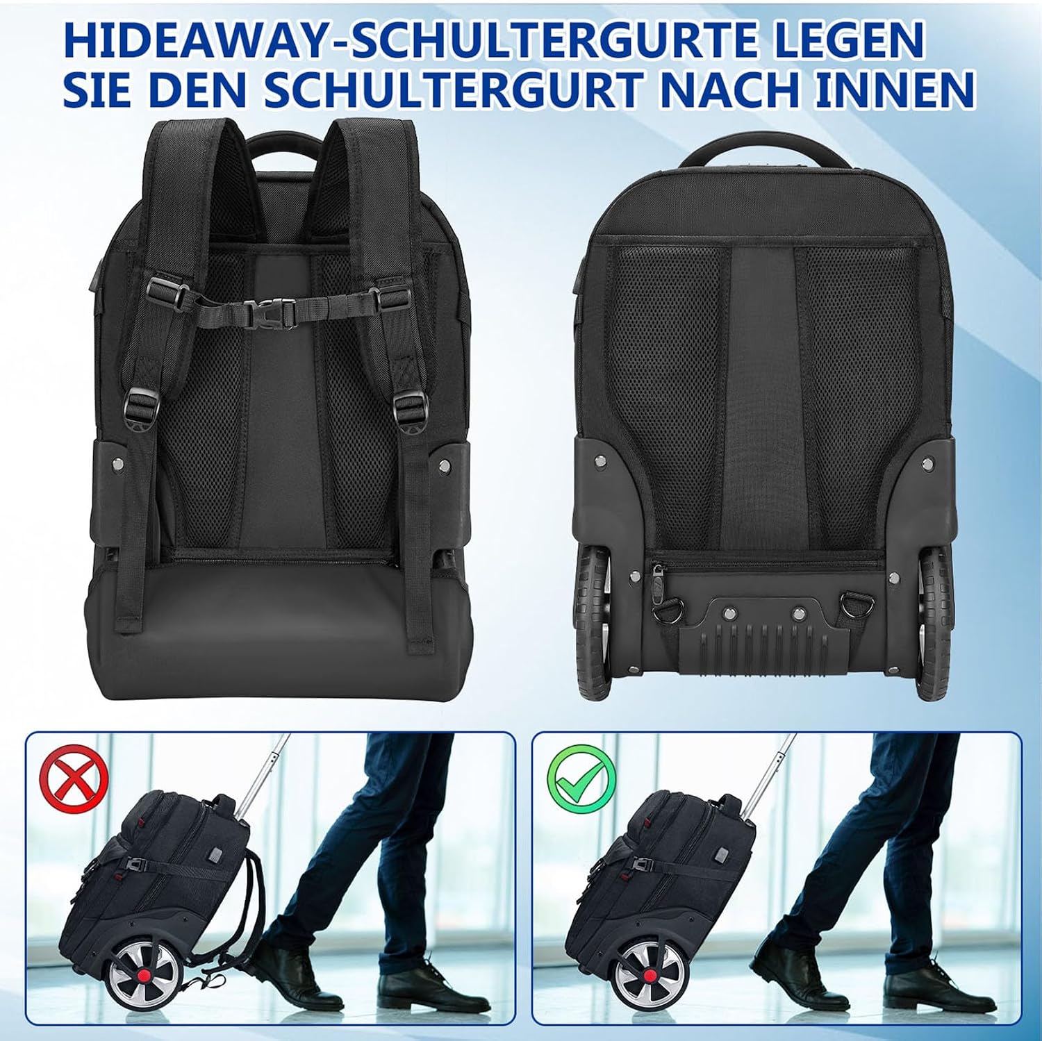 Thumbnail 4 de MATEIN Trolley Rucksack 50L