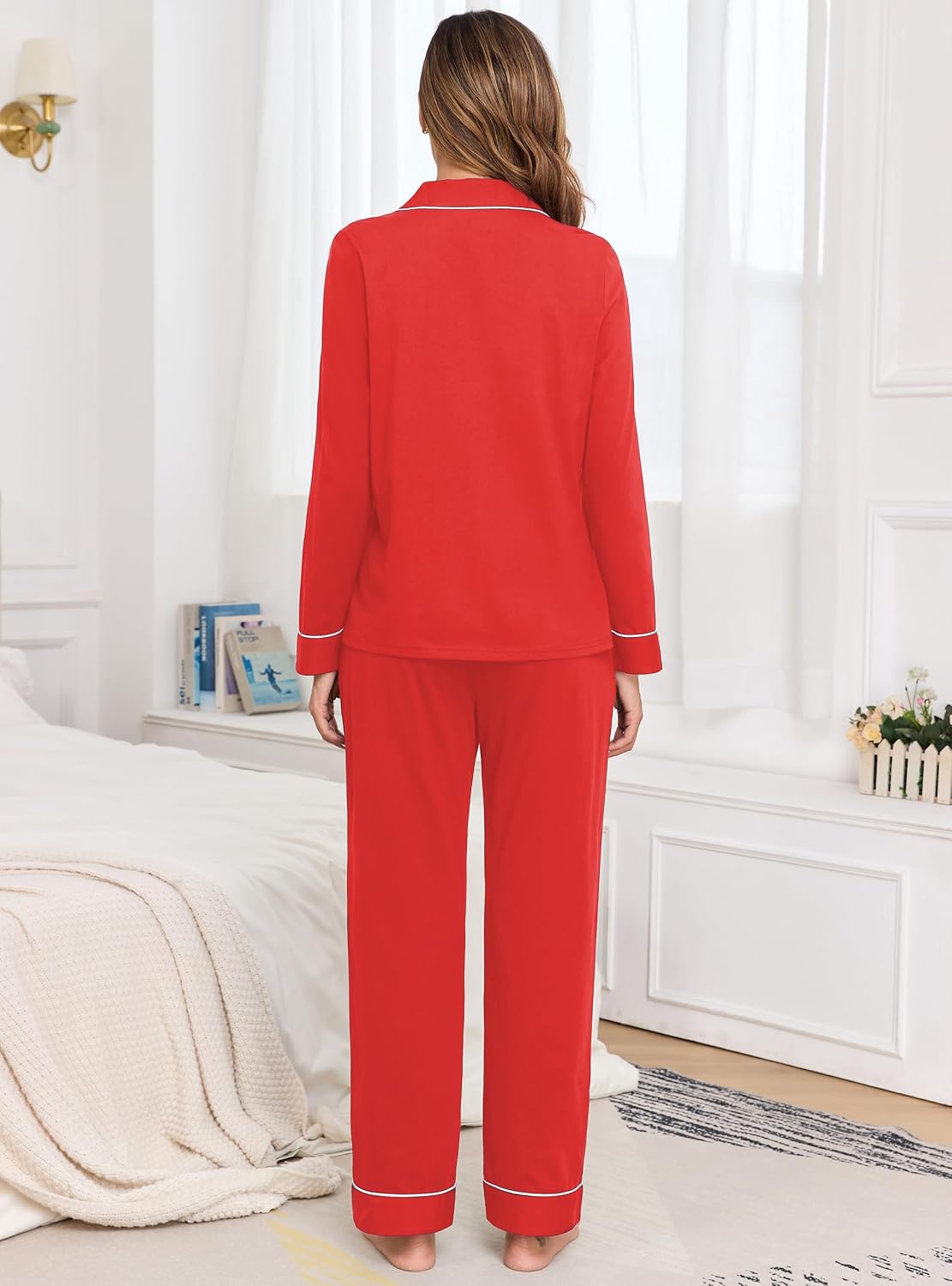 Thumbnail 4 de Veseacky 100% Cotton Pajamas