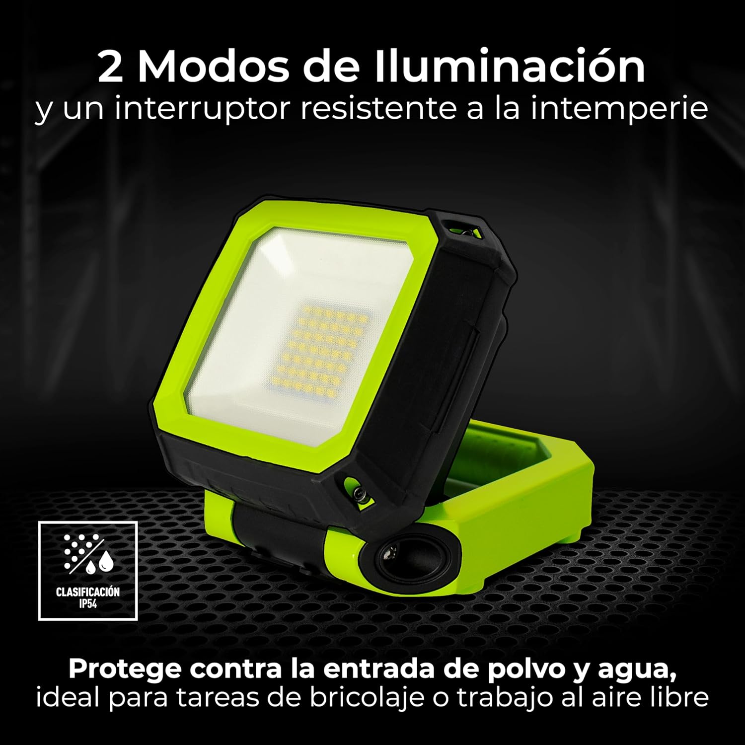 Thumbnail 1 de Luceco LED Compact Magnetic Work Light with USB Outlets – LWR7G65