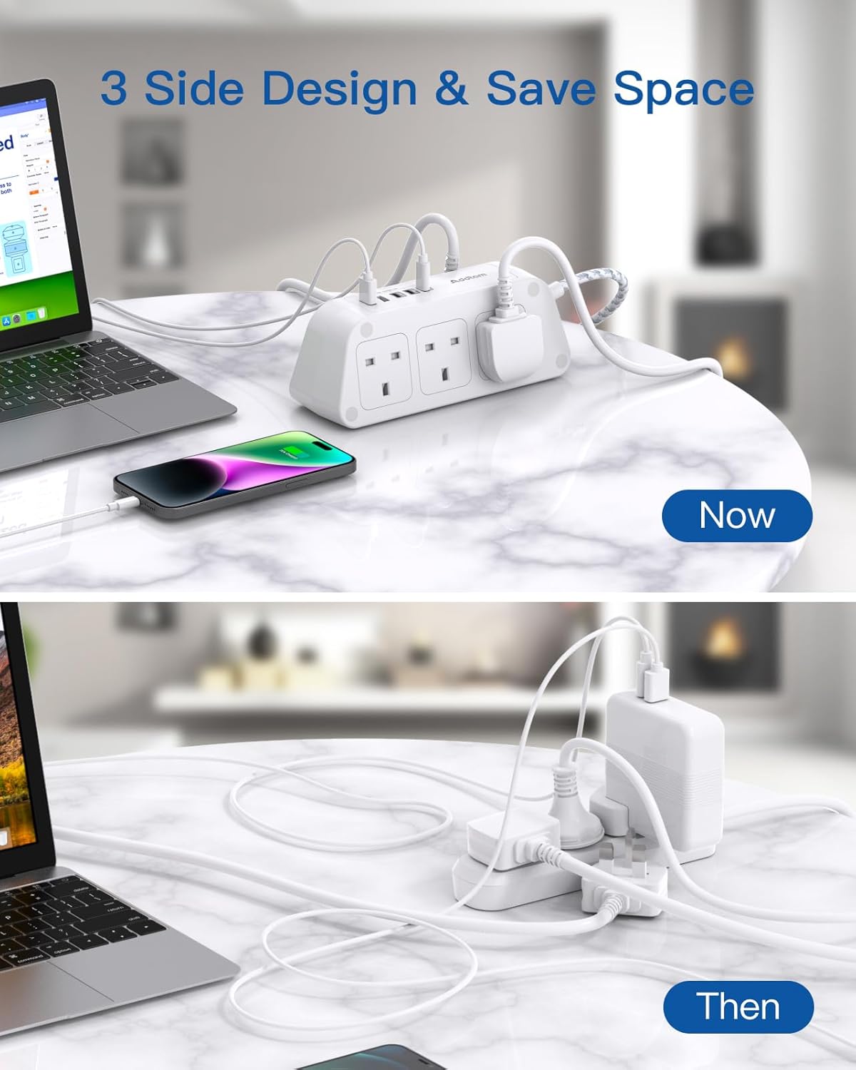 Thumbnail 2 de Extension Lead with USB Slots 3250W