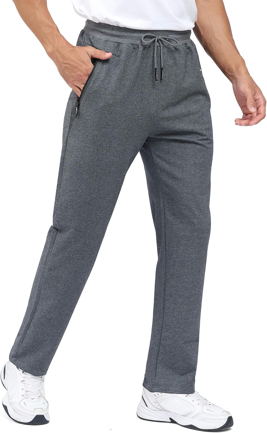 Thumbnail 6 de Csqtongan Herren Jogginghose aus Baumwoll-Polyester-Mix – lange Sporthose mit Kordelzug