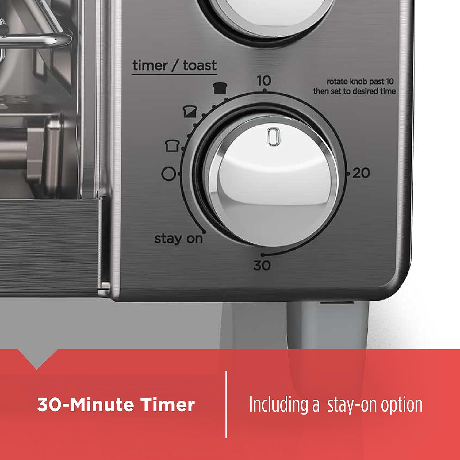 Thumbnail 5 de BLACK+DECKER TO1760SS 4-Slice Toaster Oven