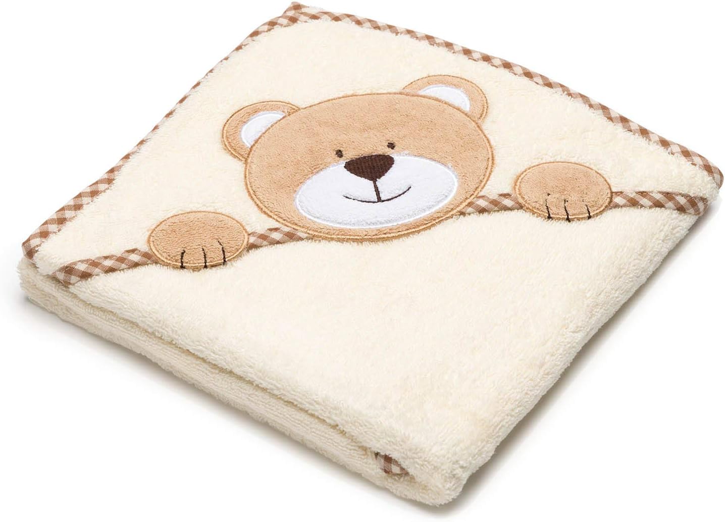 Thumbnail 1 de all Kids United® Babyhandtuch mit Kapuze (Frottee, 100% Baumwolle) 76 x 76 cm – Öko‑Tex 100