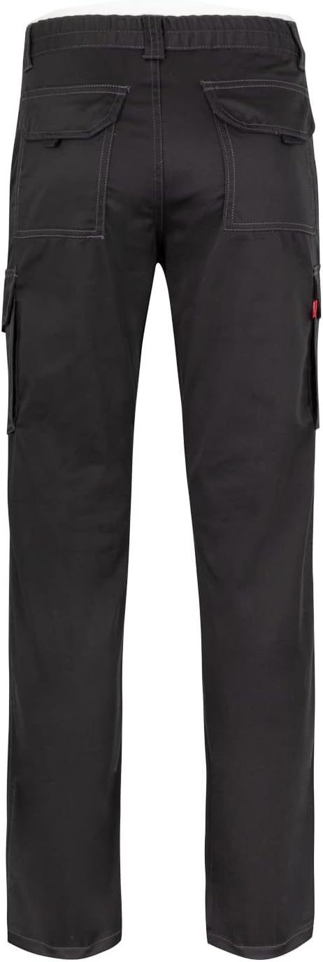 Detalle de Velilla 103005s Pantaloni Elasticizzati Multitasche, Bianco, 42 Uomo