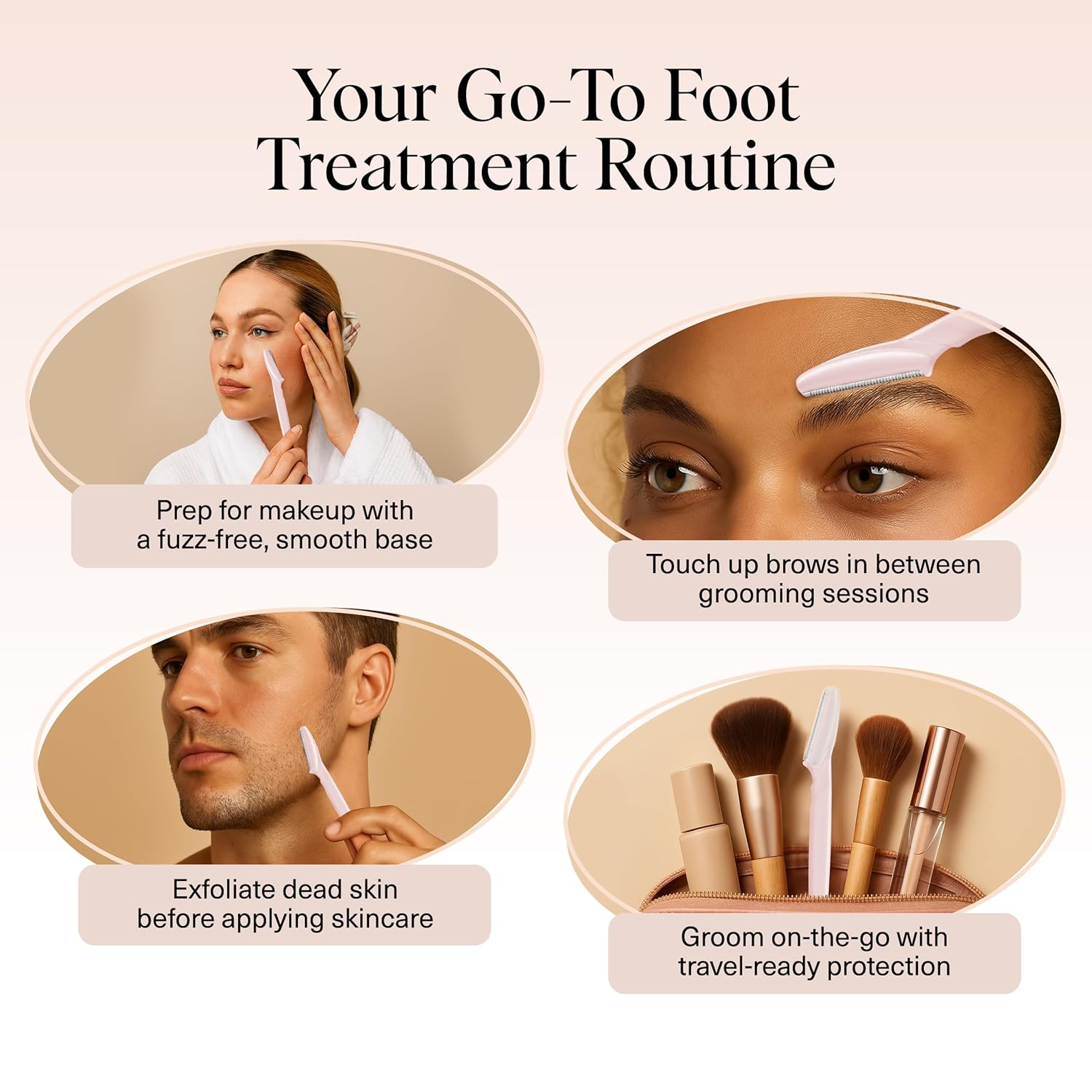 Thumbnail 5 de Kitsch Dermaplaning Tool – 12 Rasiermesser für das Gesicht (Dermaplaning, Augenbrauen)