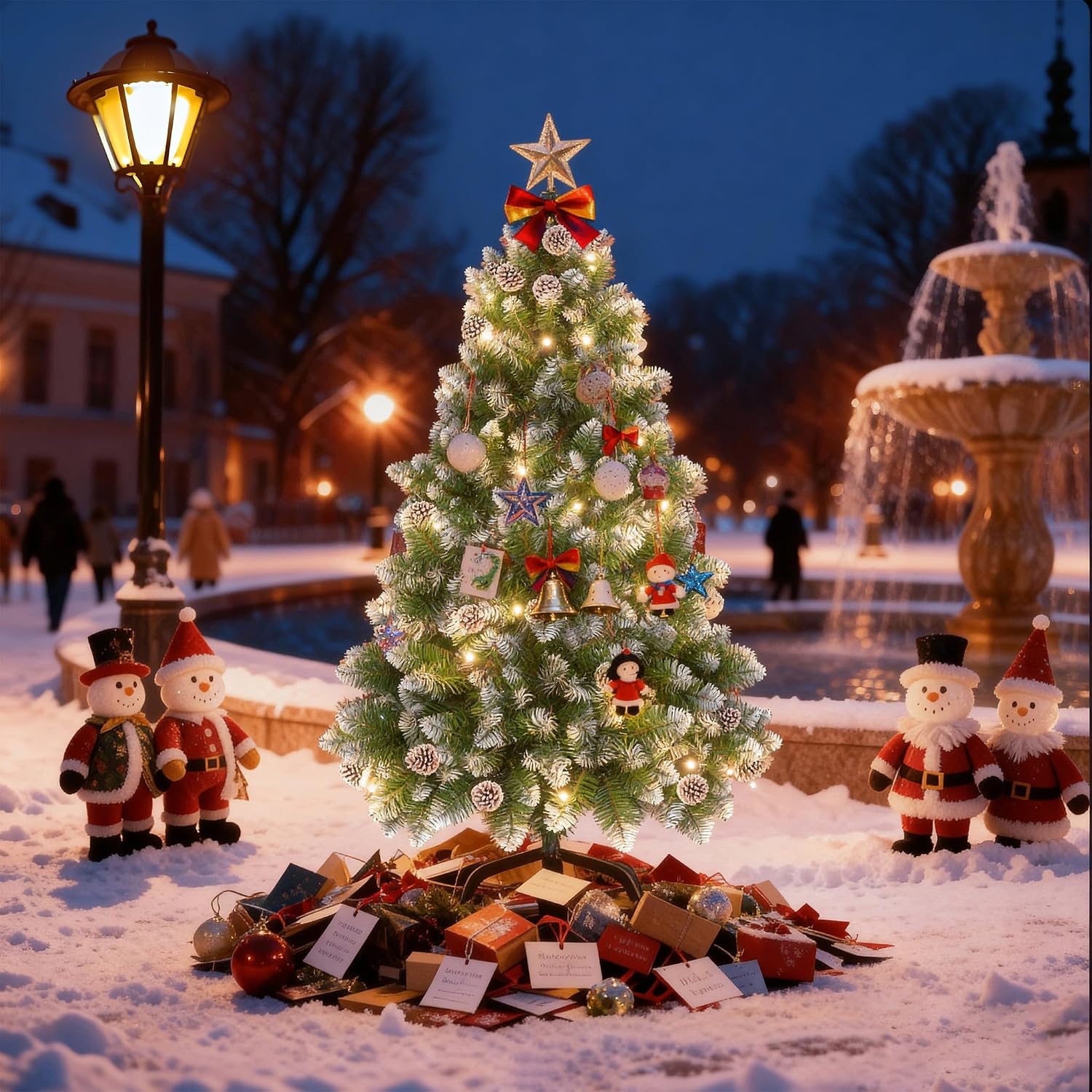 Thumbnail 6 de Aufun WTC1000C-31 kunstkerstboom 180 cm met 350 warmwitte leds