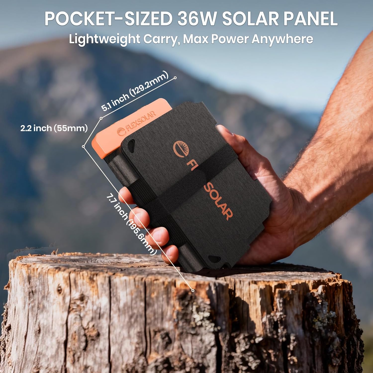 Thumbnail 5 de FlexSolar 36W Portable Solar Charger with USB-A/C Ports