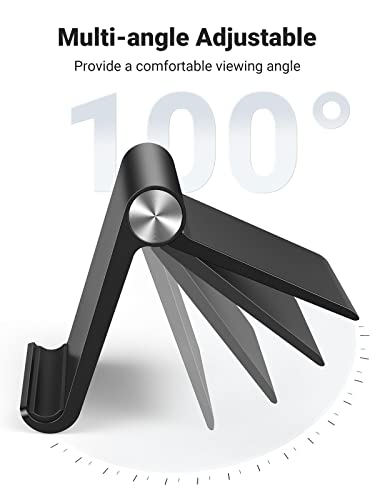 Detalle de UGREEN Support Tablette Réglable Bureau Pose Tablette Téléphone – compact, stable et polyvalent