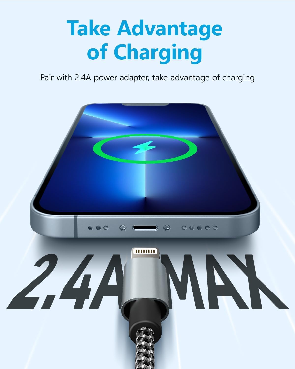 Thumbnail 1 de IDISON Cable iPhone USB Pack 5 cables