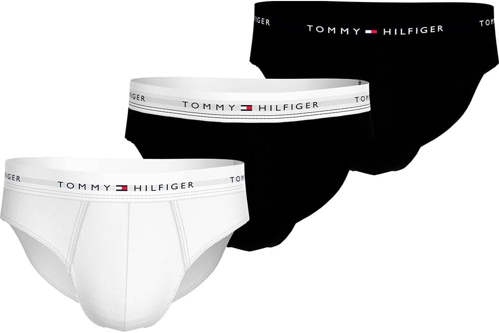 Thumbnail 6 de Tommy Hilfiger Premium Essentials Stretch Cotton 3-Pack Shorties – Navy/Olive Night/Peacoat/Glacier Grey