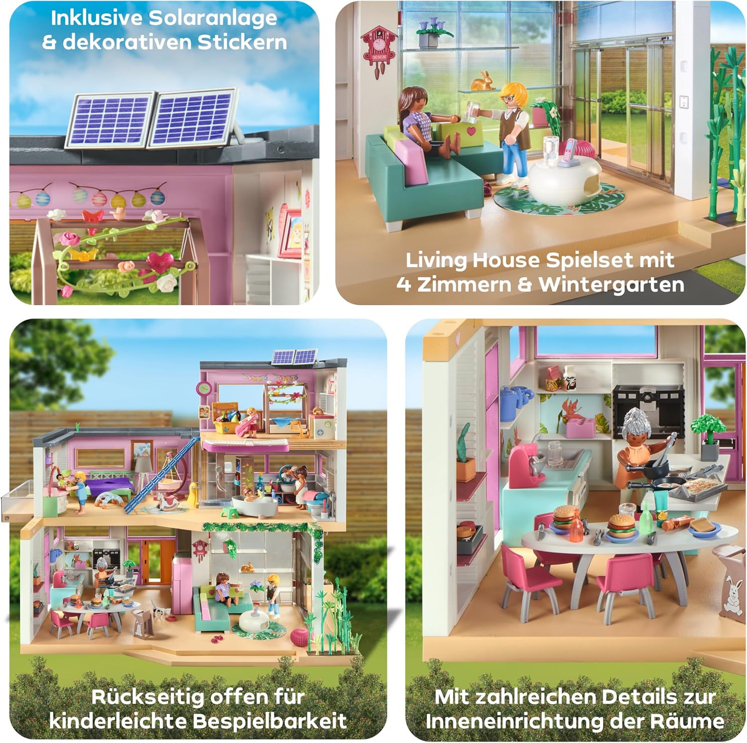 Thumbnail 4 de PLAYMOBIL MyLife 71607 Wohnhaus mit Wintergarten – inkl. zwei Figuren