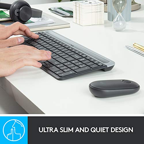 Detalle de Logitech MK470 Slim Wireless Keyboard & Mouse Combo for Windows