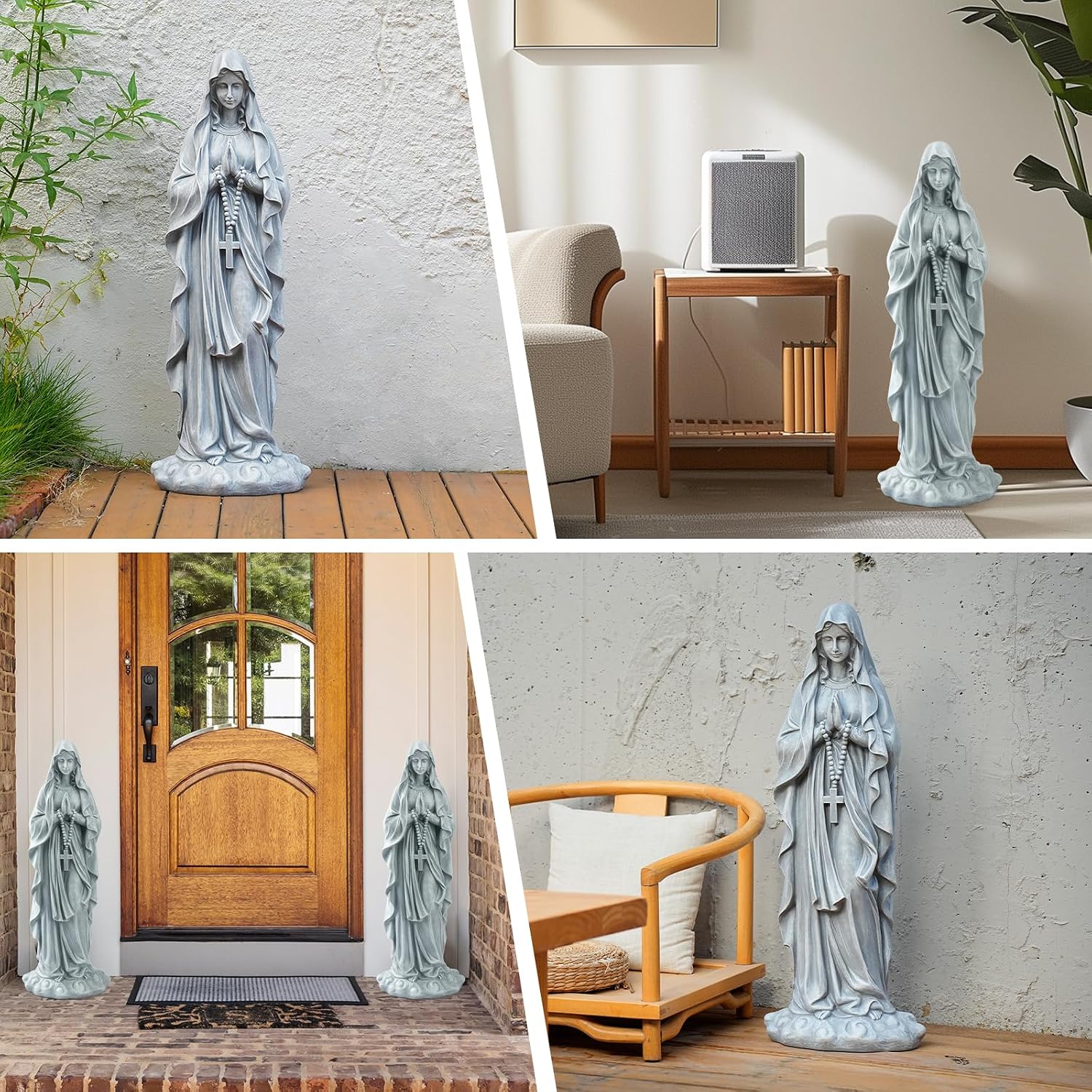 Thumbnail 4 de VChymm Virgin Mary Statue, 31.49 Inches