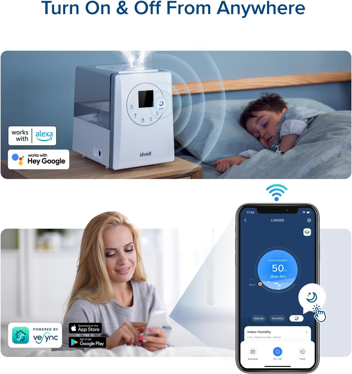 Thumbnail 4 de LEVOIT Smart Humidifier 6L for Large Rooms 💧