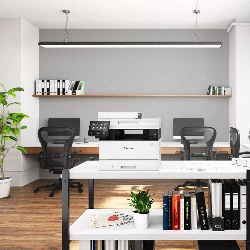 Detalle de Canon i-SENSYS MF455dw: Multifunción láser mono con WiFi, Fax, dúplex y pantalla táctil