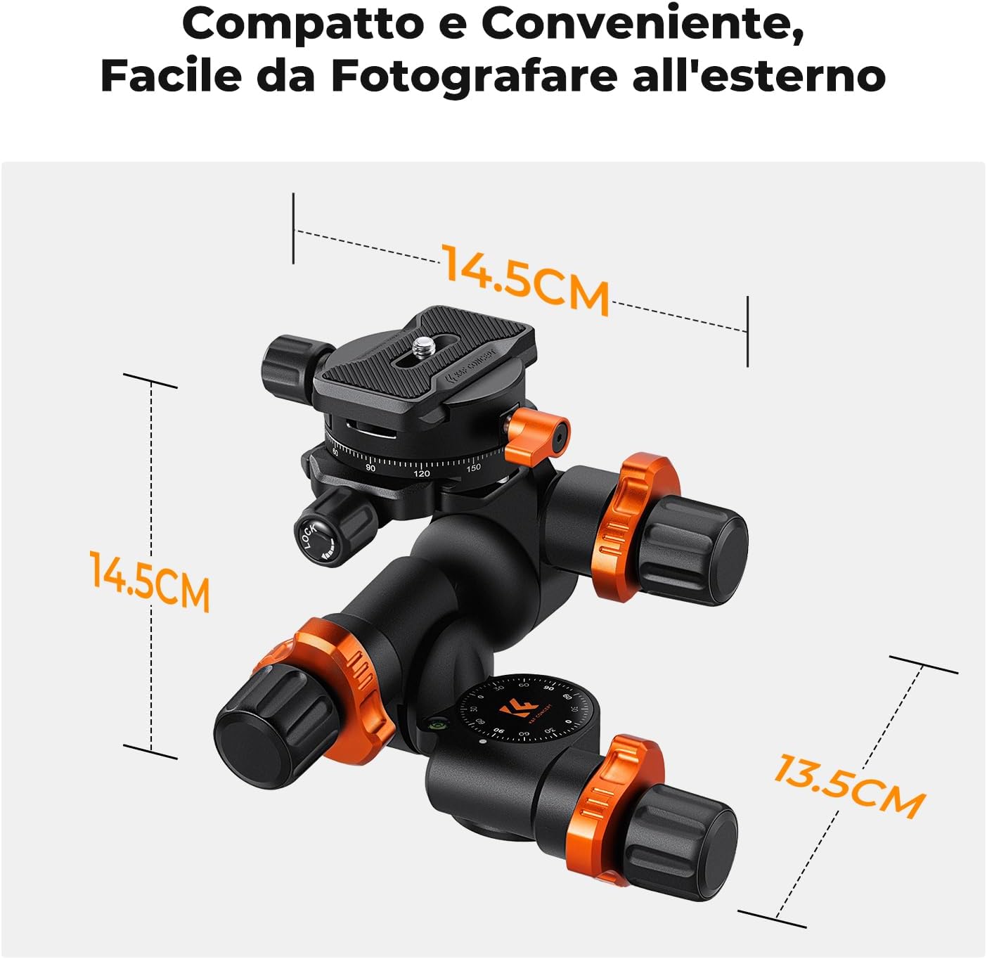 Thumbnail 6 de K&F Concept GD-3W Testa 3 Vie 6 kg
