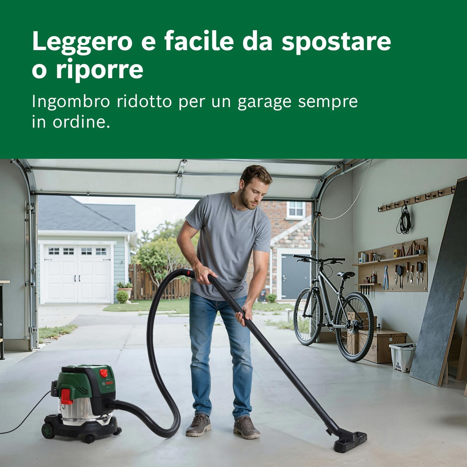 Detalle de Bosch Aspirapolvere a filo PAS15-220: potenza, flessibilità e accessori per casa