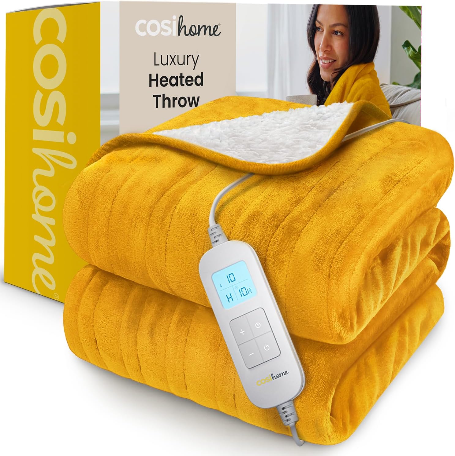 Detalle de Cosi Home Luxury Heated Throw 10-settings