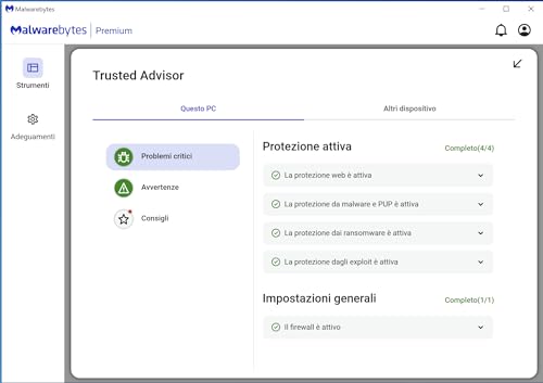 Thumbnail 9 de Malwarebytes Premium + Privacy VPN – protezione multi-dispositivo per 4 unità, 12 mesi