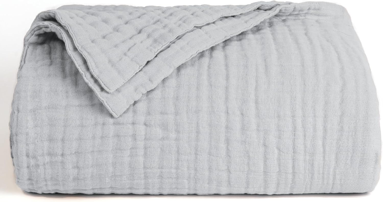 Thumbnail 5 de Love's Cabin 6-Layer Cotton Muslin Blanket 60"x80" Twin đź§Ł
