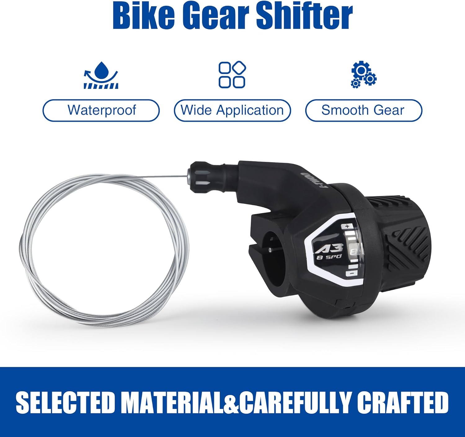 Thumbnail 6 de ZUKKA 8-Gang Fahrradschalthebel 8-Gang Twist