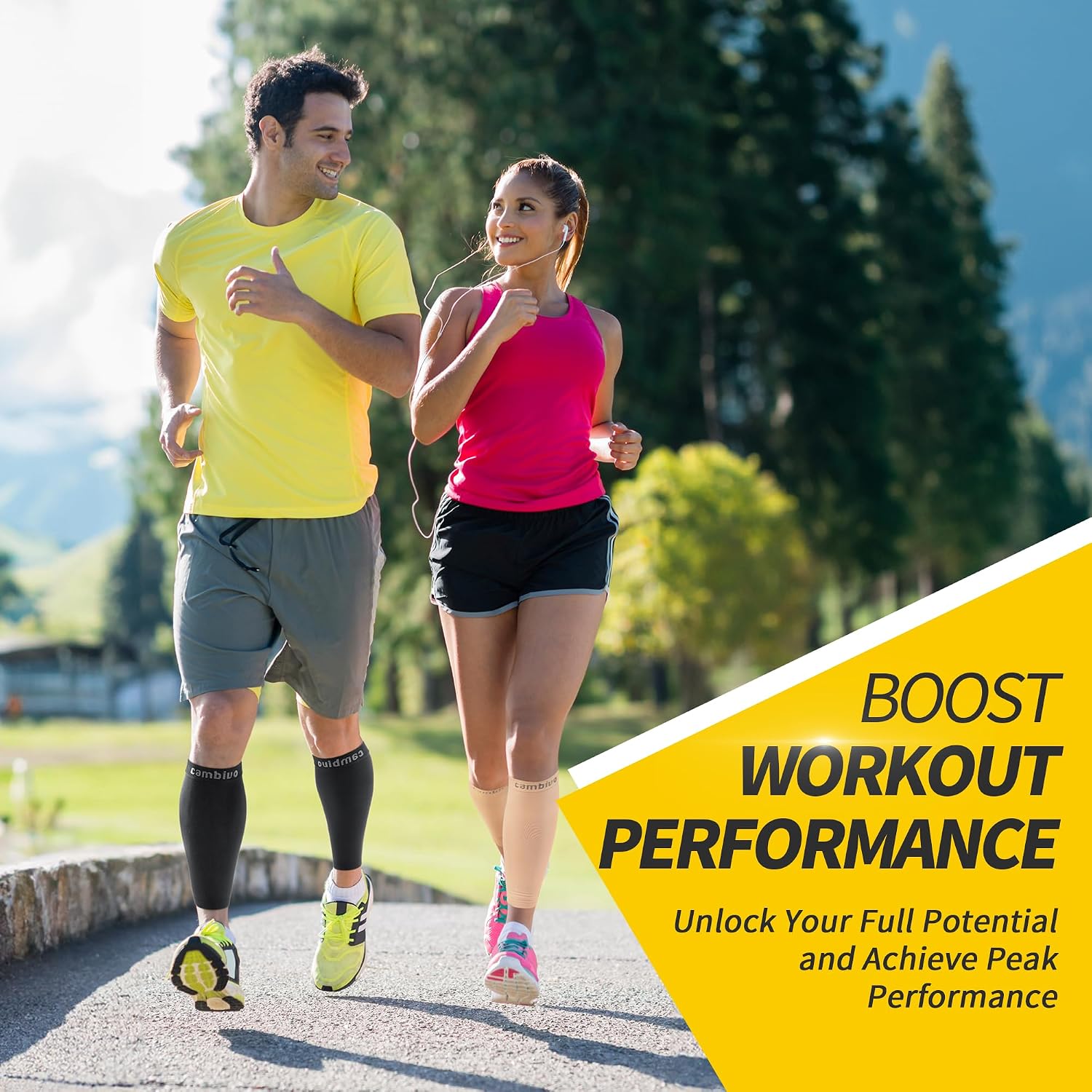 Thumbnail 6 de Compression calf sleeves 20 to 30 mmHg